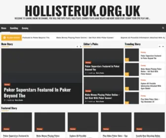 Hollisteruk.org.uk(Gaming online HD channel) Screenshot