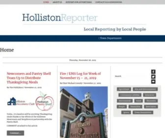 Hollistonreporter.com(Holliston Reporter) Screenshot