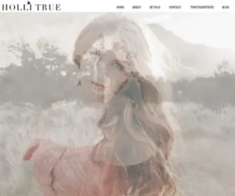 Hollitrue.com(Eugene Oregon Senior Photographer Holli True) Screenshot