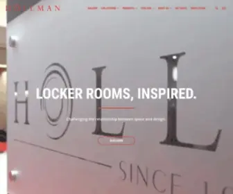 Hollman.com(Custom Lockers and The World's Finest Locker Rooms) Screenshot