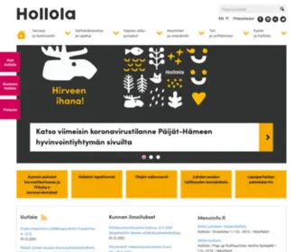 Hollola.fi(Ajankohtaiset menot ja tapahtumat) Screenshot