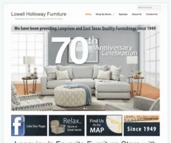 Hollowaysfurniture.com(Lowell Holloway Furniture) Screenshot