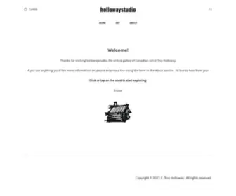 Hollowaystudio.com(Troy) Screenshot