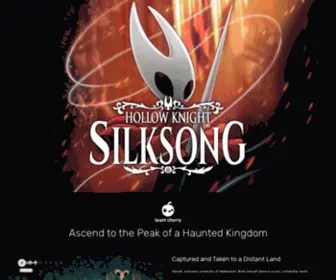 Hollowknightsilksong.com(Hollow Knight) Screenshot