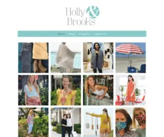 Hollyandbrooks.com(Fashion specialty store on Kiawah Island) Screenshot