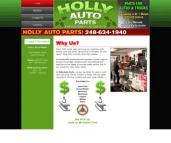 Hollyautoparts.com(Why Us) Screenshot