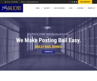 Hollybailbonds.com(Bail Bond Services Redding) Screenshot