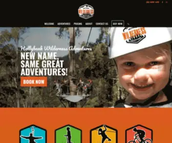 Hollybankadventures.com.au(Hollybank Wilderness Adventures. Create an adventure day) Screenshot