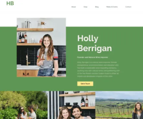 Hollyberrigan.com(Holly Berrigan) Screenshot