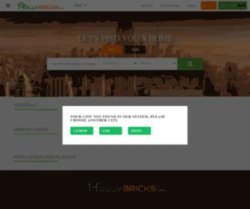 Hollybricks.com(Real estate in jaipur) Screenshot