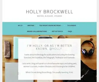 Hollybrockwell.com(Writer, blogger, speaker) Screenshot