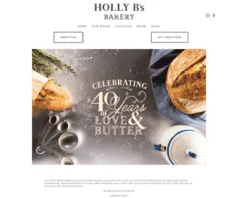 Hollybsbakery.com(Holly B's Bakery) Screenshot