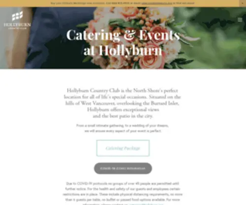 Hollyburncatering.com(Hollyburn Catering) Screenshot