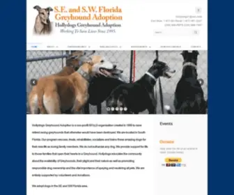 Hollydogs.org(Hollydogs Greyhound Adoption) Screenshot