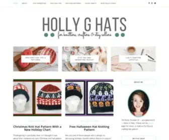 Hollyghats.com(Holly G Hats) Screenshot