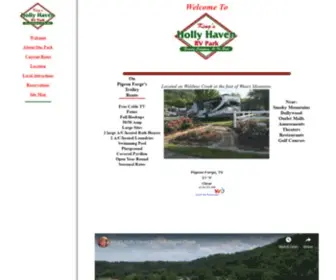 HollyhavenrvPark.com(King's Holly Haven RV Park) Screenshot