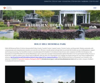 Hollyhillmemorialpark.com(Our cemetery office) Screenshot