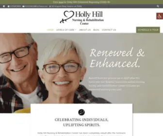 Hollyhillskilledcare.com(Holly Hill Nursing & Rehabilitation Center) Screenshot