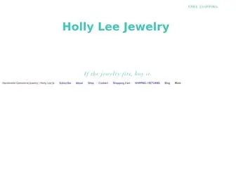 Hollyleejewelry.com(Women&#039;s Handmade Designer Jewelry) Screenshot