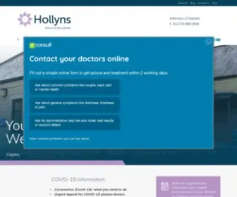 Hollynshealth.co.uk(Hollyns Health & Wellbeing) Screenshot