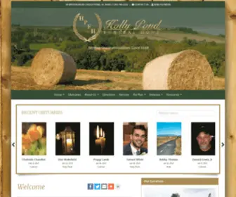 Hollypondfh.com(Holly Pond Funeral Home) Screenshot