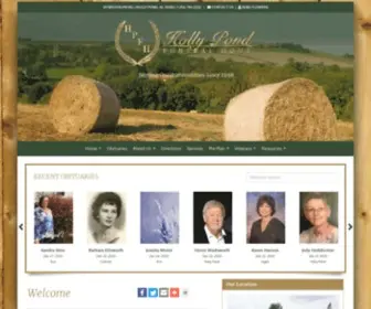 Hollypondfuneralhome.com(Holly Pond Funeral Home) Screenshot