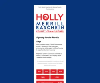 Hollyraschein.com(Holly Merrill Raschein For County Commissioner) Screenshot