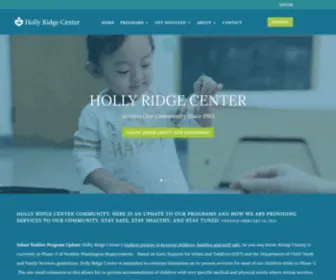 Hollyridge.org(Holly Ridge Center’s mission) Screenshot