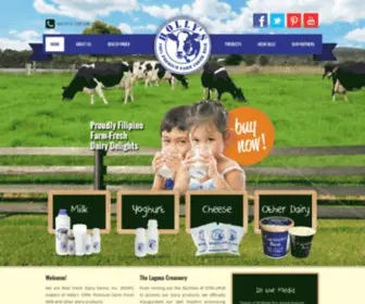 Hollysmilk.com(Hollys Really Farm Fresh Milk) Screenshot