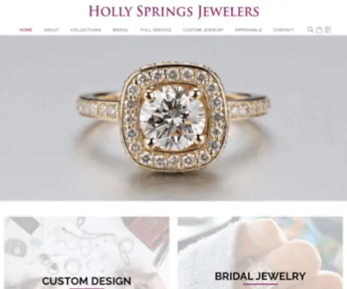 Hollyspringsjewelers.com(Holly Springs Jewelers Full Service Jeweler Woodstock) Screenshot