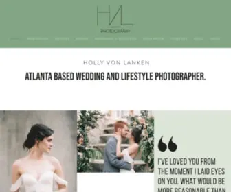 Hollyvonlanken.com(Atlanta Wedding Photographer) Screenshot