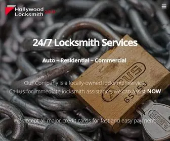 Hollywood24Hlocksmith.com(Hollywood Locksmith & Security) Screenshot