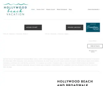 Hollywoodbeachvacation.com(Vacation Rental Homes with Pool in Hollywood Beach Florida) Screenshot