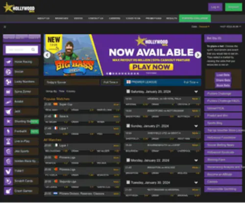 Hollywoodbets.net Screenshot