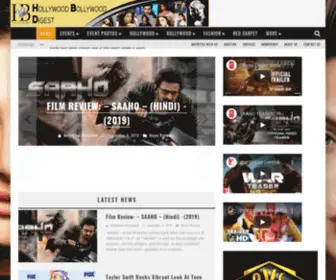 Hollywoodbollywooddigest.com(Main Page) Screenshot