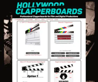 Hollywoodclapperboards.com(Hollywood Clapperboards) Screenshot