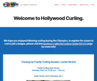 Hollywoodcurling.org(Los Angeles's Curling Club) Screenshot
