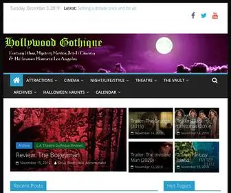 Hollywoodgothique.com(Hollywood Gothique) Screenshot