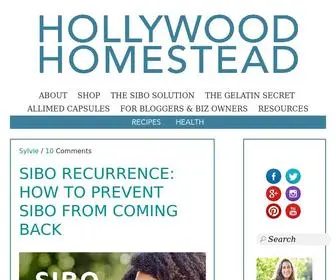 Hollywoodhomestead.com(Hollywood Homestead) Screenshot