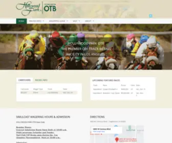 Hollywoodparkotb.com(Hollywood Park OTB) Screenshot