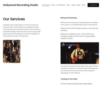 Hollywoodrecordingstudio.com(Hollywood Recording Studio) Screenshot