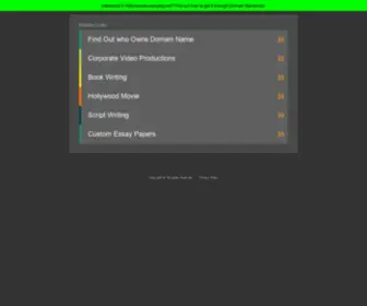 Hollywoodscreenplay.net(Screenwriting Software Suite) Screenshot