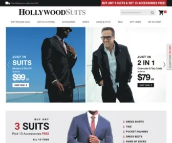 Hollywoodsuitoutlet.com(Best Suits for Men) Screenshot