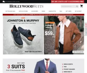 Hollywoodsuits.com(Best Suits for Men) Screenshot