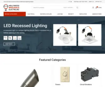 Hollywoodwholesaleelectric.com(Wholesale Electrical Supply) Screenshot