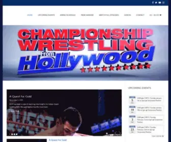 Hollywoodwrestling.com(Championship Wrestling from Hollywood (CWFH)) Screenshot