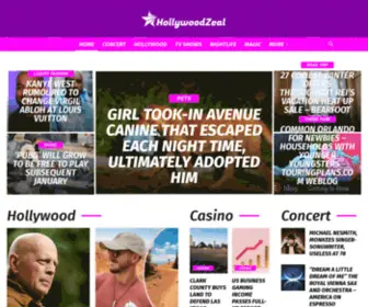 Hollywoodzeal.com(Hollywood Zeal) Screenshot