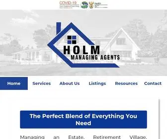 Holm.co.za(Holm Managing Agents) Screenshot