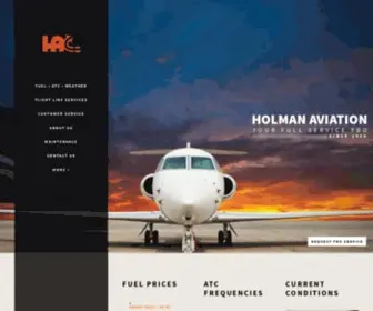 Holmanaviation.com(Holman Aviation) Screenshot