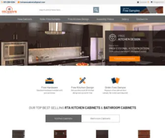 Holmanscabinetsrta.com(Buy RTA Kitchen Cabinets & Bathroom Vanities Online) Screenshot